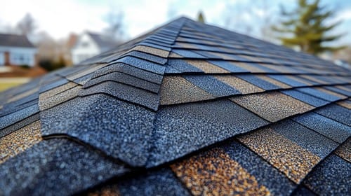 Close-up of Asphalt Shingles